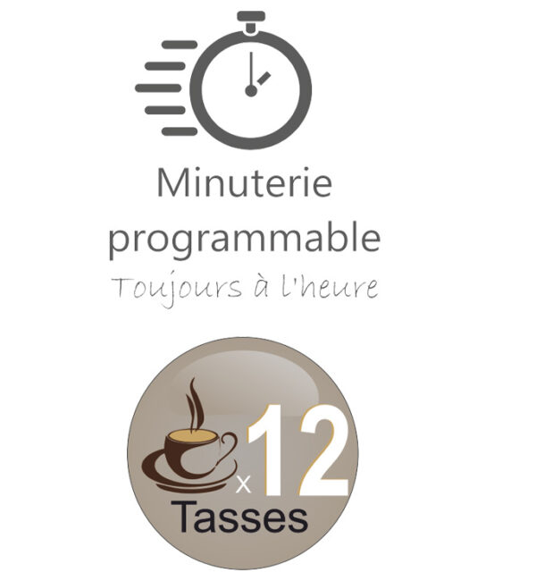 Cafetière électrique programable CFP12