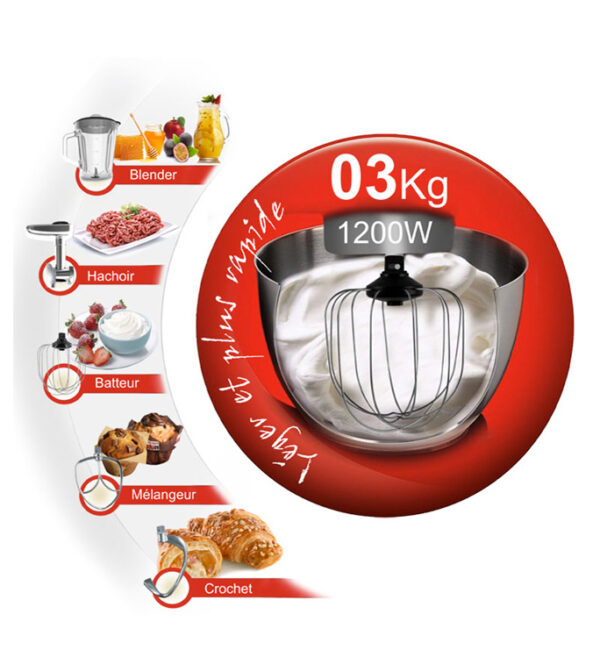 Robuste Robot pétrin PASTA CHEF