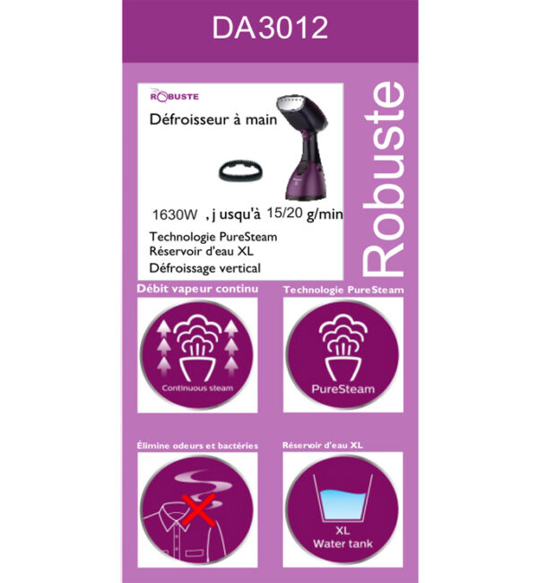 Robuste Defroisseur Vapeur DA3012