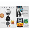 Robuste Friteuse Electrique - 3.2 Litres - Sans Huile