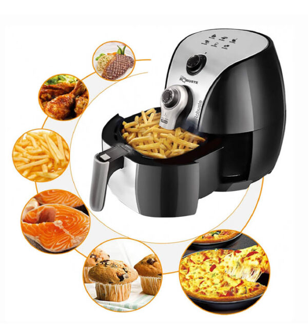 Robuste Friteuse Electrique - 3.2 Litres - Sans Huile