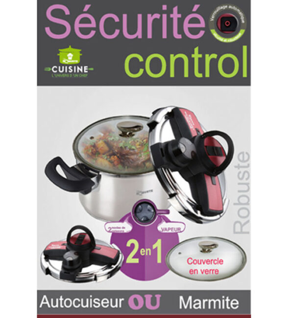Robuste Autocuiseur & Marmite - 3 en 1 - 06 - 08 - 10 Litres