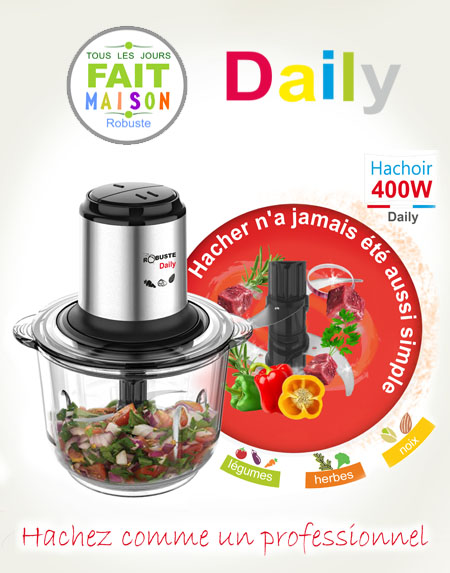 Robuste hachoir 400w daily