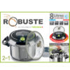 8Lc ROBUSTE AUTOCUISEUR - 2 EN 1 - 08 L
