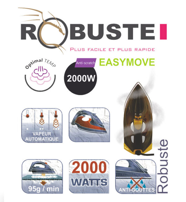 easymouveb Fer à repasser - EASYMOVE Robuste