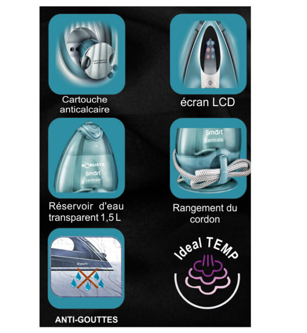 smart centrale vapeur Robuste