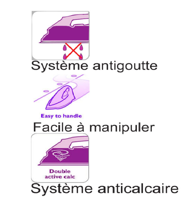 Fer à repasser sans fil AJ-2040C