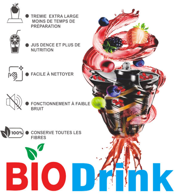 Extracteur de Jus BIO DRINK Robuste