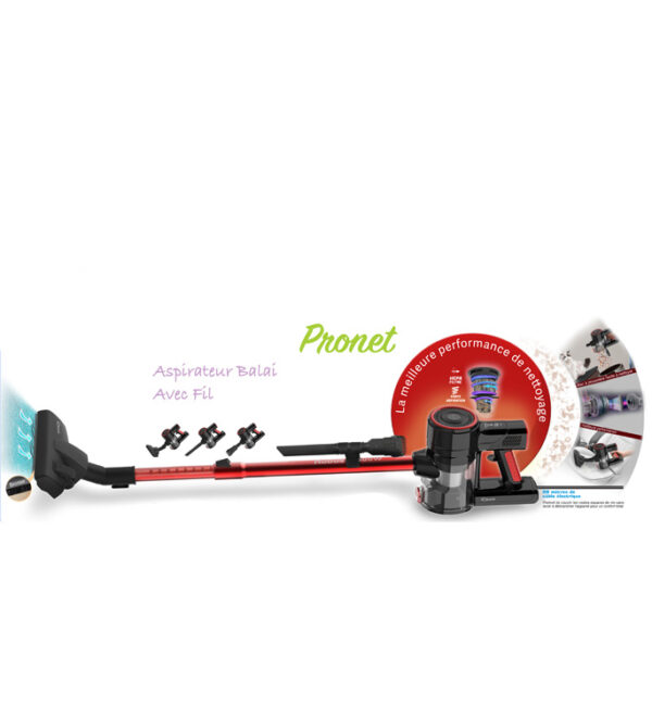 Aspirateur Balai Avec Fil 3EN1